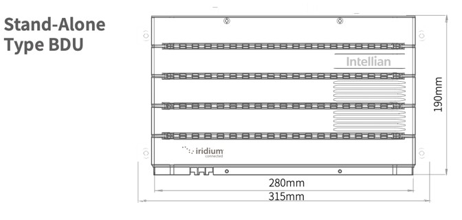 Terminal INTELLIAN C700 Maritime - Iridium CERTUS