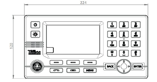 Lars Thrane LT-4200 Iridium Certus 200 Control Unit