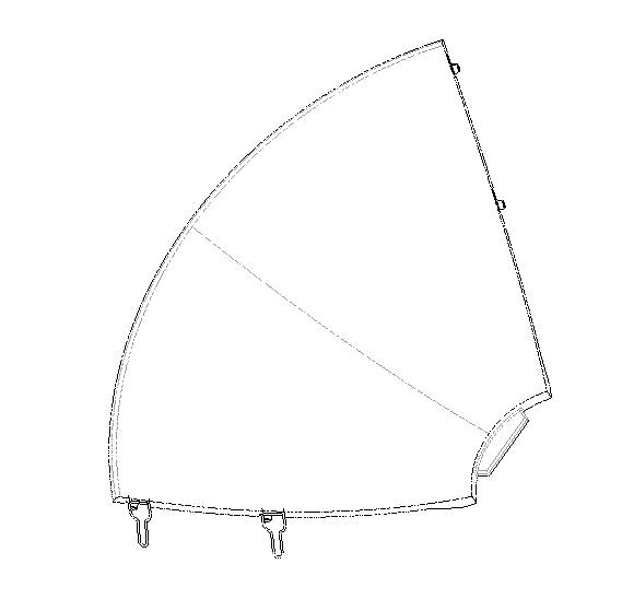 4x Generic EXPLORER 3075 Reflector Panels 4x Generic EXPLORER 3075 Reflector Panels