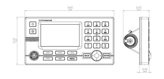 Téléphone satellite Thrane-Iridium LT-3100