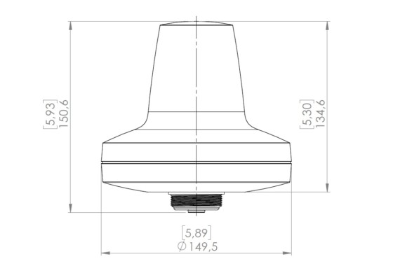 Téléphone satellite Thrane-Iridium LT-3100