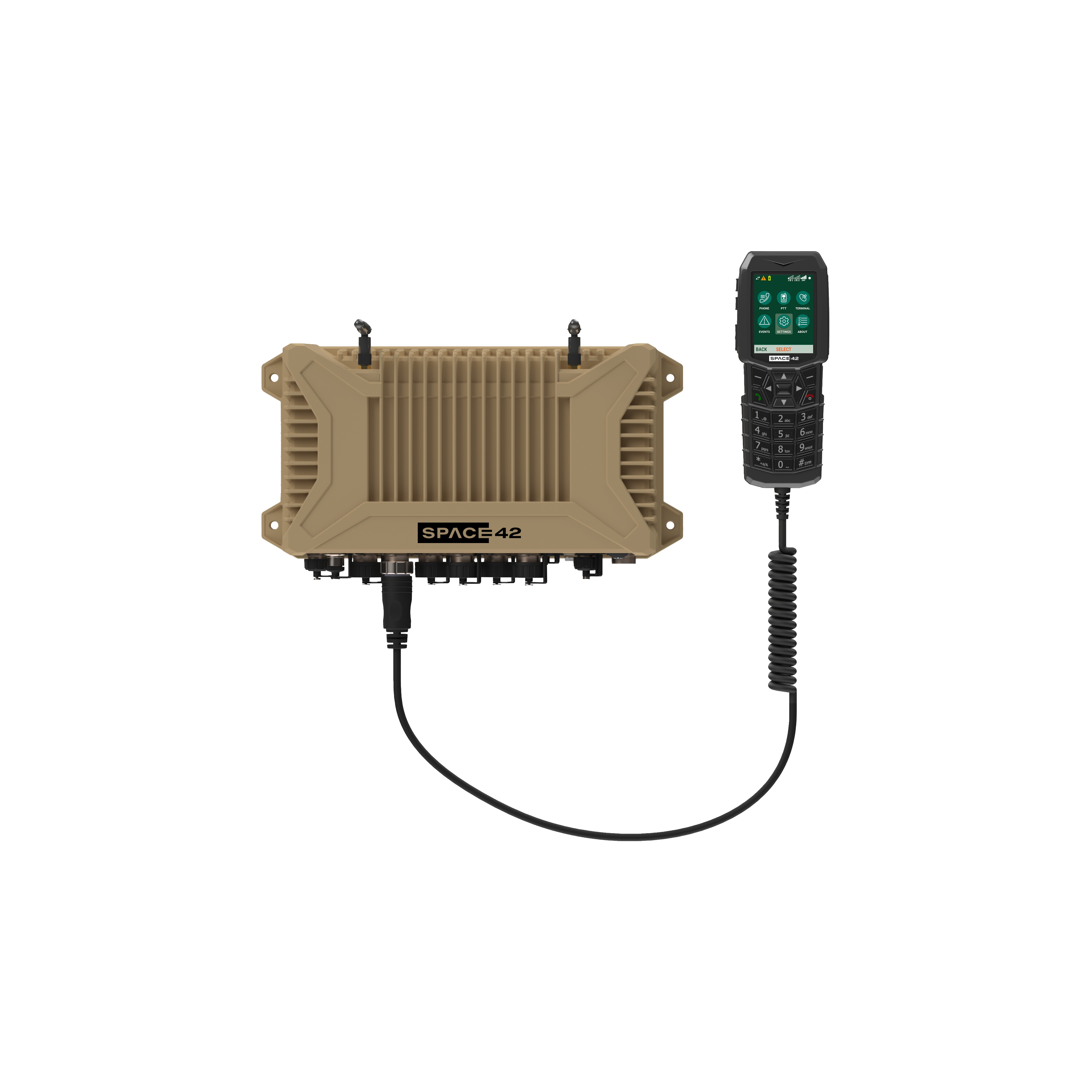 Mobile Gateway NEO M avec antenne satellite intégrée